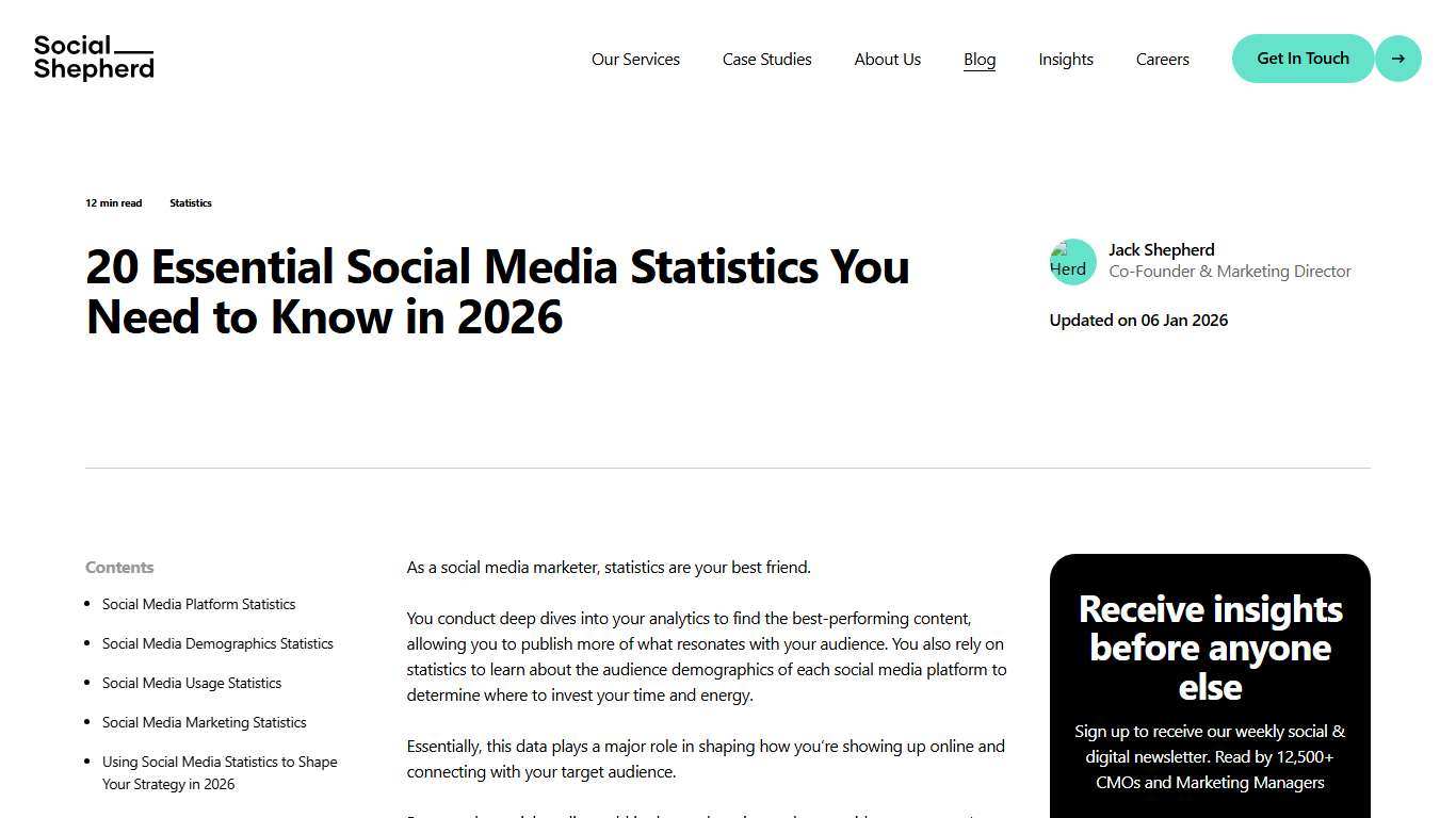 20 Essential Social Media Statistics You Need to Know in 2026